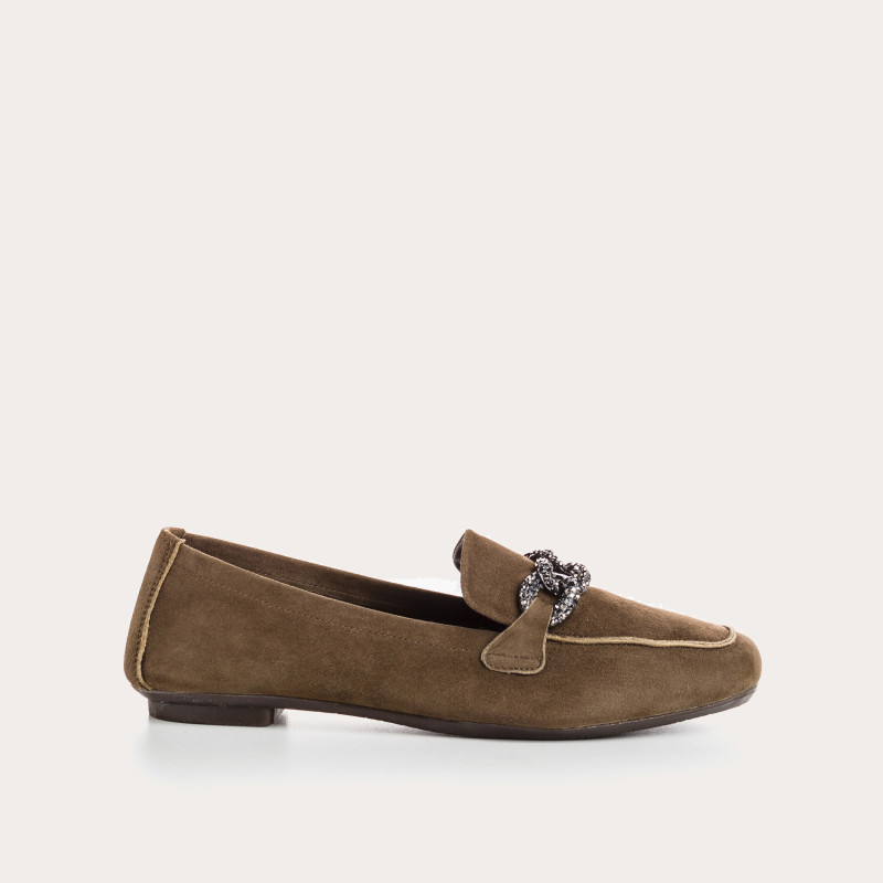 Loafers Holding in suede - Allure Preppy