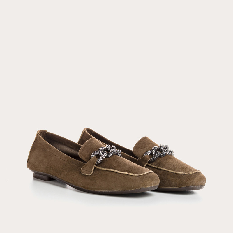 Loafers Holding in suede - Allure Preppy