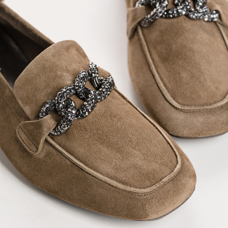 Loafers Holding in suede - Allure Preppy