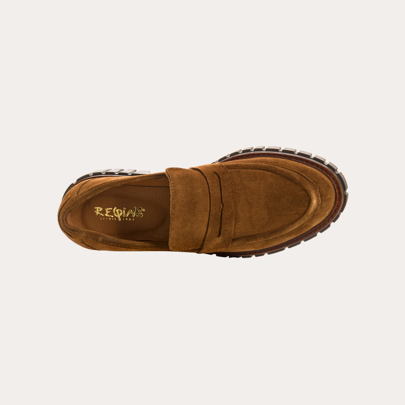 Belina Chunky Moccasins in suede