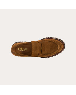 Belina Chunky Moccasins in suede