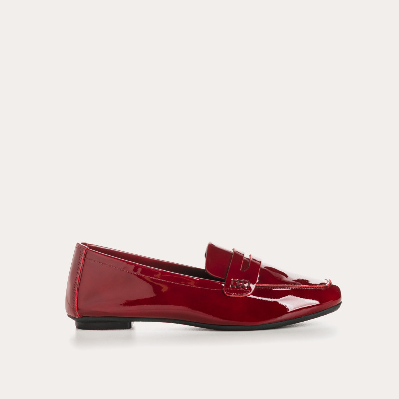 Loafers Hema for women in pATENT LEATHER - Reqins