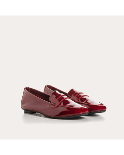 Loafers Hema for women in pATENT LEATHER - Reqins
