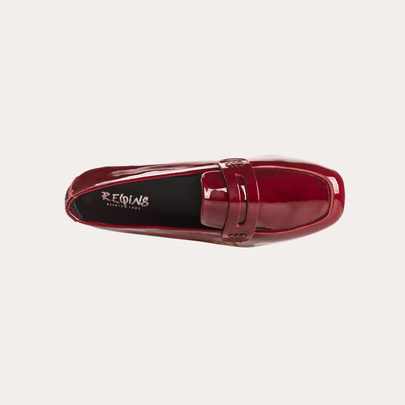 Loafers Hema for women in pATENT LEATHER - Reqins