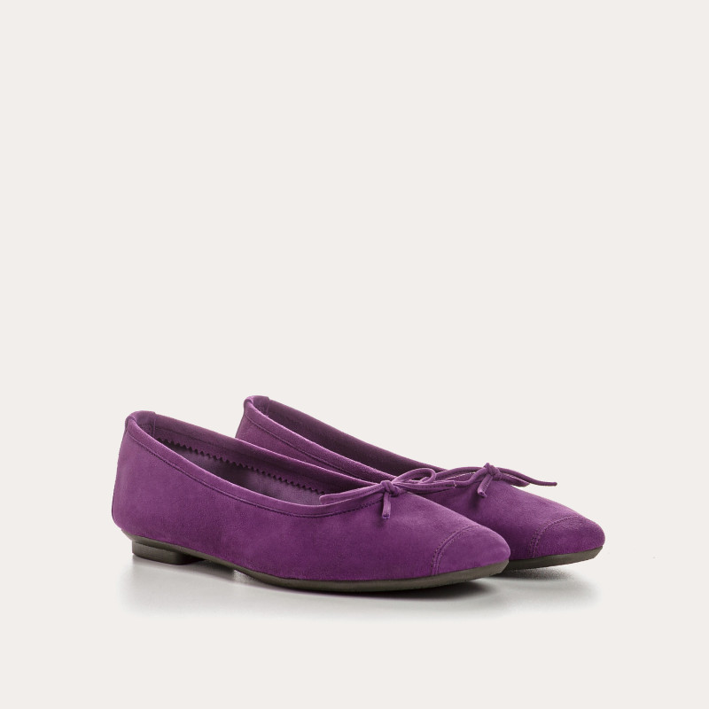 Harmony soft suede ballerinas