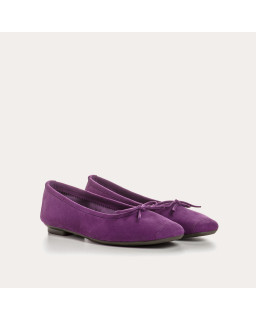 Harmony soft suede ballerinas