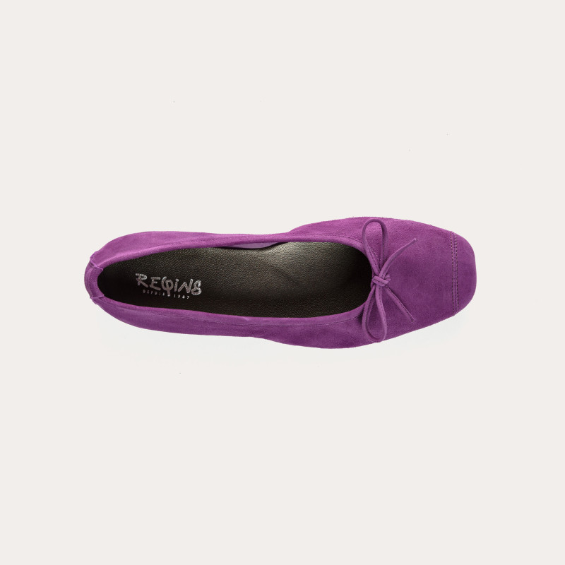 Harmony soft suede ballerinas