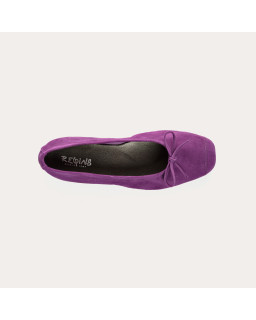 Harmony soft suede ballerinas