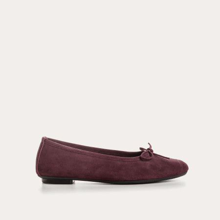 Harmony soft suede ballerinas