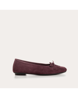 Ballerines Harmony en cuir velours souple | Reqins