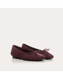 Harmony soft suede ballerinas