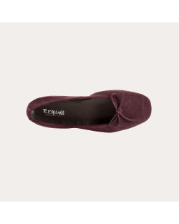 Harmony soft suede ballerinas
