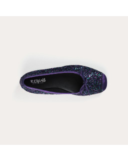 Harmony ballerinas with glitter and square tip
