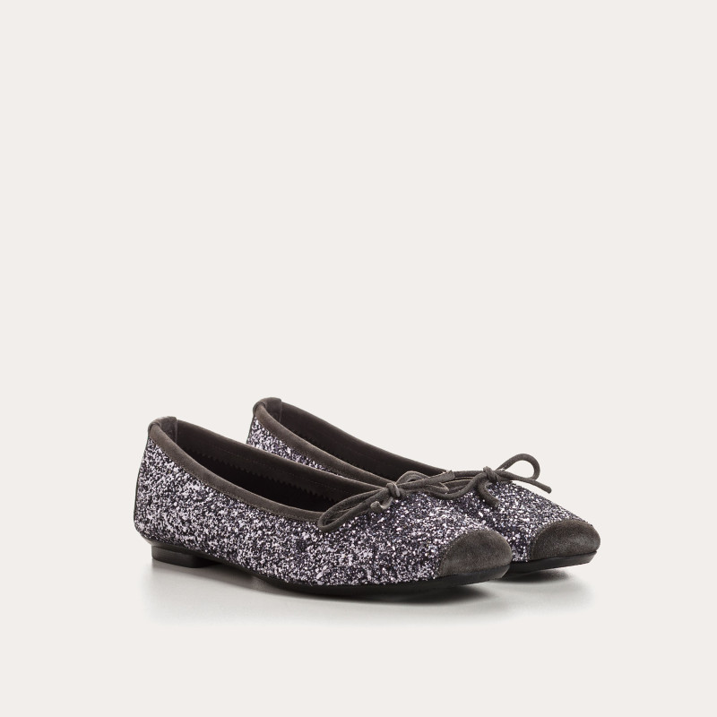 Harmony ballerinas with glitter and square tip