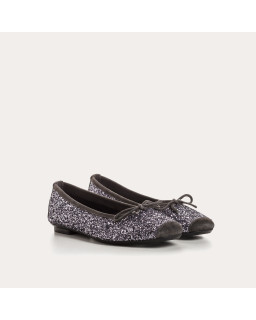 Harmony ballerinas with glitter and square tip