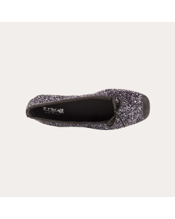 Harmony ballerinas with glitter and square tip