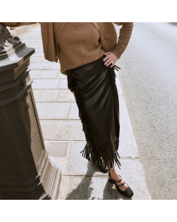 Babies à talons en cuir métallisé avec boucle argentée ou dorée