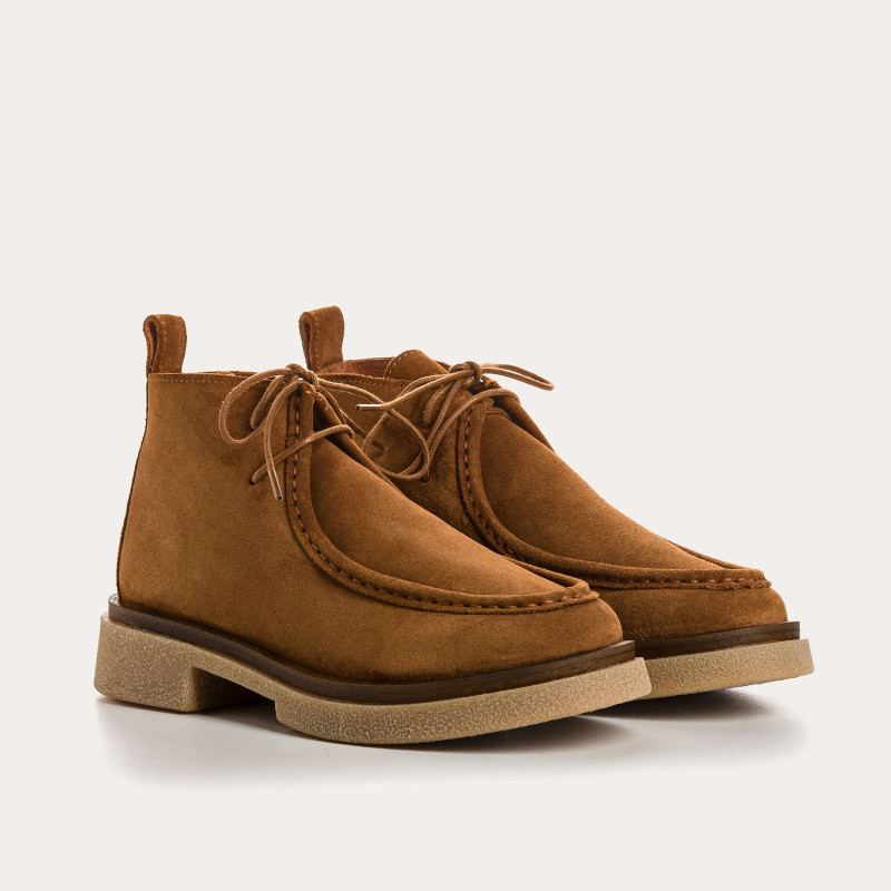 Derbies Fortuna - Suede Shoes Woman I Reqins