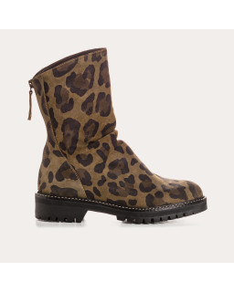 Bottines Léopard DUNK : Audace et Élégance