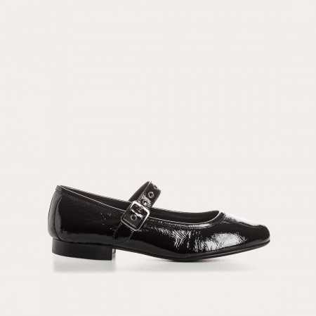 BABIES EN CUIR VERNIS CELESTA 
