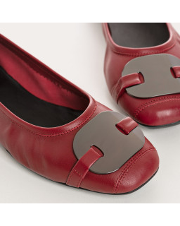 Ballerines Hermes en cuir - Élégance & Style | Reqins