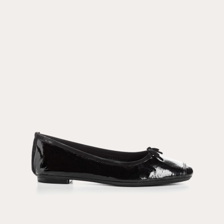 Napak leather knot flat ballerinas