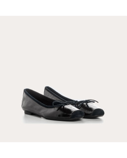 Napak leather knot flat ballerinas