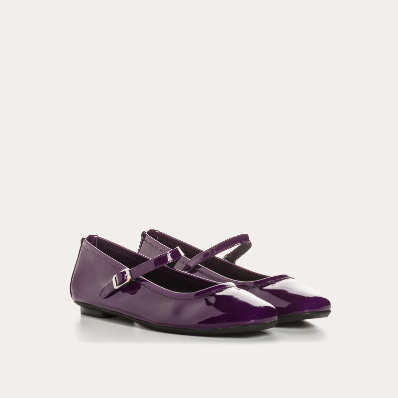 Mary Janes Honor cuir vernis – couleurs pastel & pop | Reqins