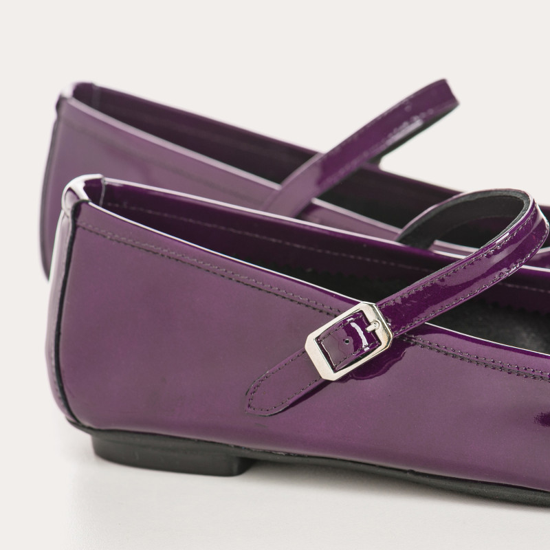 Mary Janes Honor cuir vernis – couleurs pastel & pop | Reqins