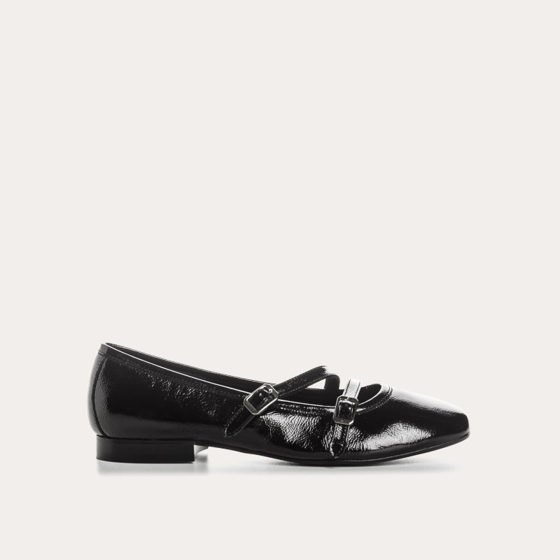 Callist Mary Janes - Female Varnished Leather Shoes I Reqins
