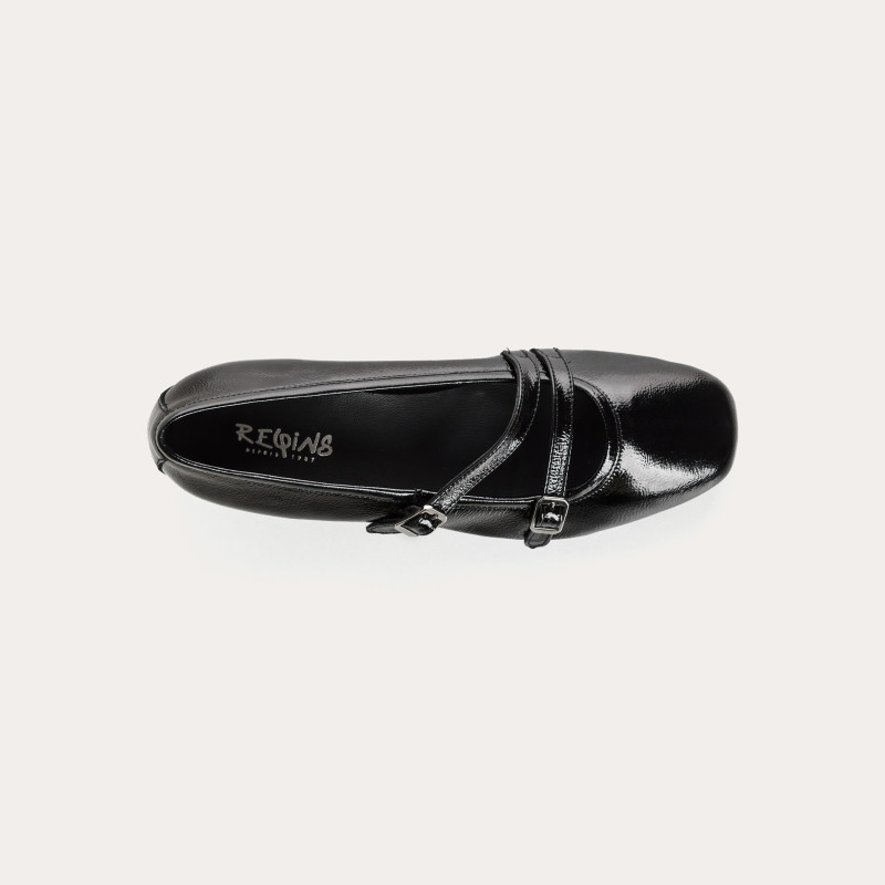 Callist Mary Janes - Female Varnished Leather Shoes I Reqins