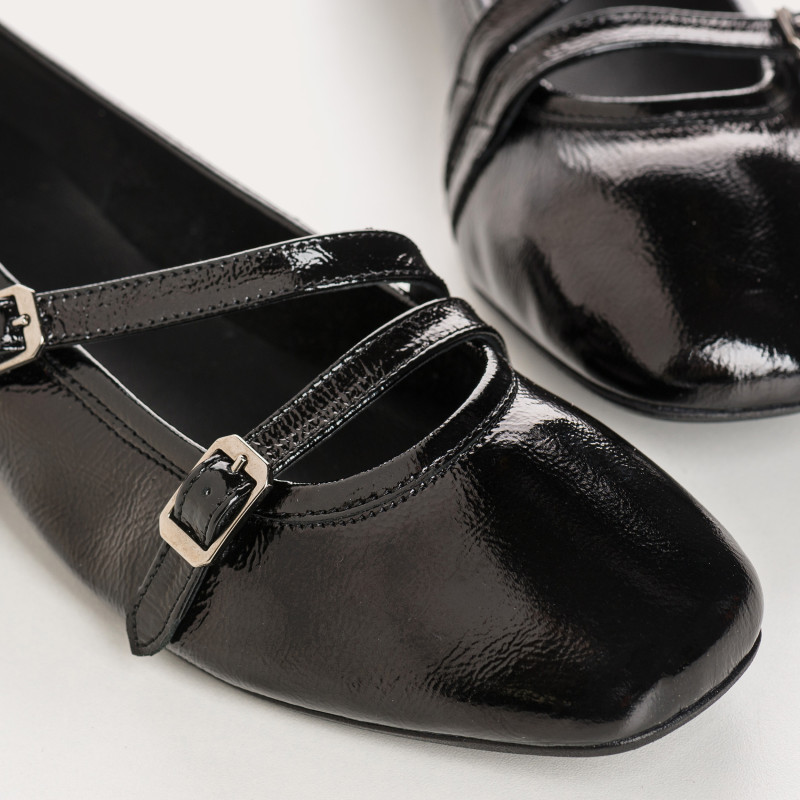 Callist Mary Janes - Female Varnished Leather Shoes I Reqins