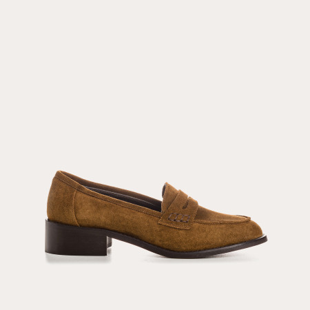 Suede college loafers Oil