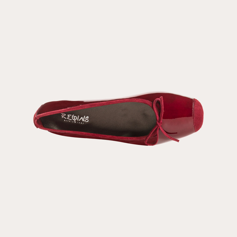 Harmony Patent Leather Ballerinas | Reqins
