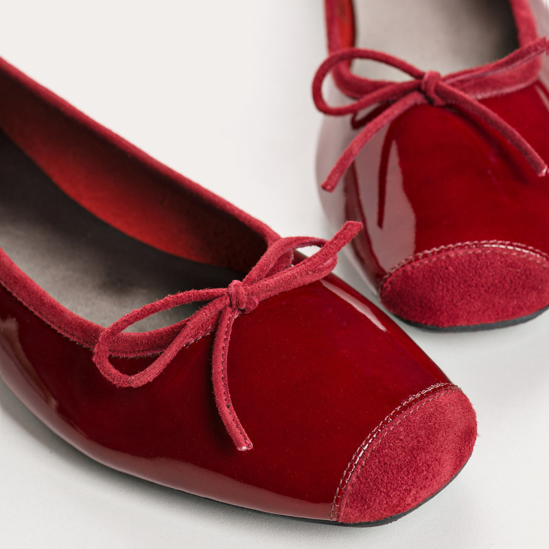 Harmony Patent Leather Ballerinas | Reqins