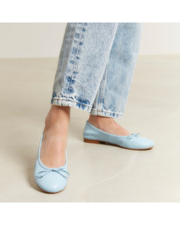 Flat bowl flat ballerinas with rounded butt