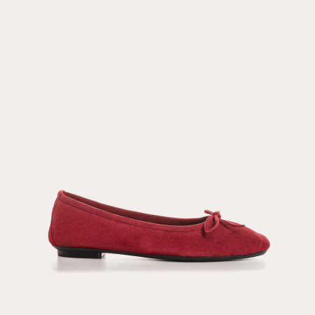Harmony soft suede ballerinas