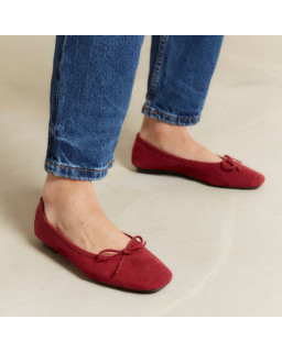 Harmony soft suede ballerinas