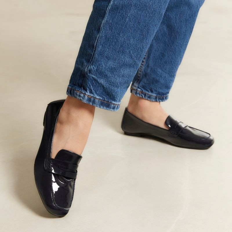Hema Patent Leather Loafers | Reqins