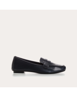 Hema college moccasins with square toe leather