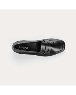 Hema college moccasins with square toe leather