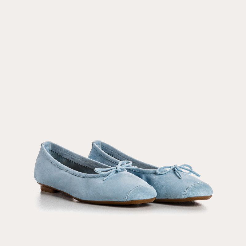Harmony soft suede ballerinas