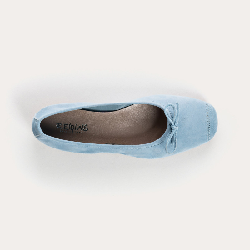 Harmony soft suede ballerinas