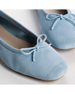 Harmony soft suede ballerinas