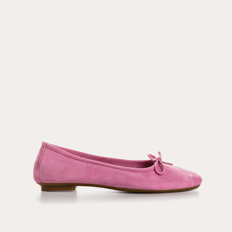 Harmony soft suede ballerinas