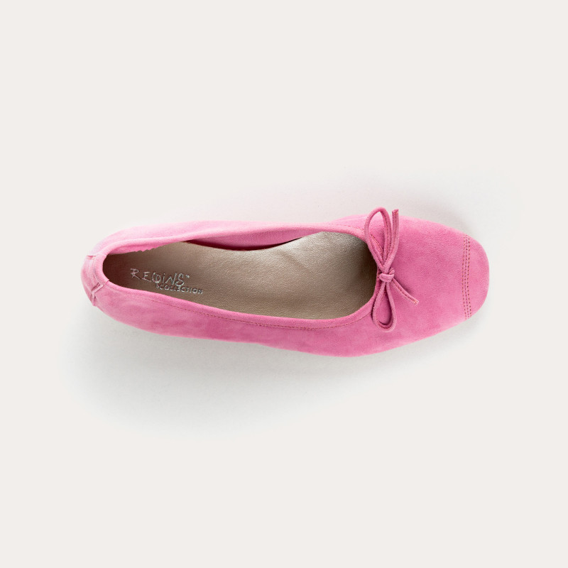 Harmony soft suede ballerinas
