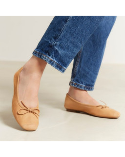 Ballerines femme en cuir souple HARMONY : Confort Premium et Elégance