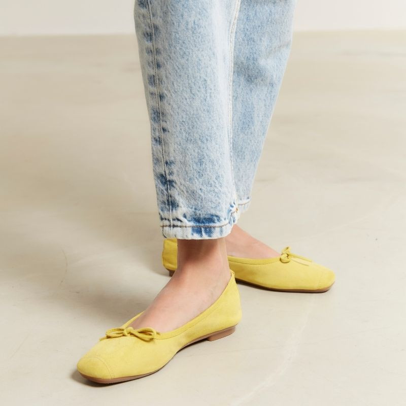 Ballerinas Flexible Leather Harmony: Premium Comfort and Elegance