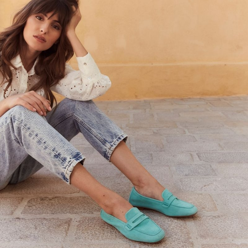 Loafers Hema CC in sUEDE square toe