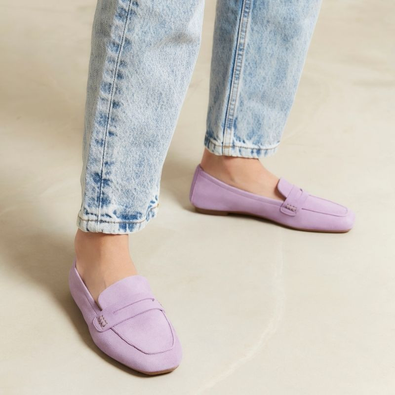 Loafers Hema CC in sUEDE square toe